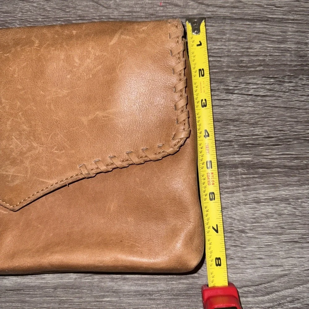 The Sak Leather Wristlet / Clutch‎ – Brown | NO STRAP | Pre-Owned
